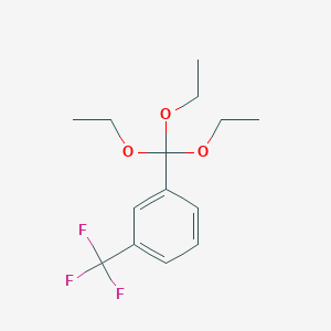 molecular formula C14H19F3O3 B11941878 Triethyl ortho(3-(trifluoromethyl)benzoate) CAS No. 59118-34-2