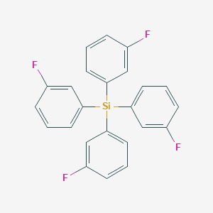 molecular formula C24H16F4Si B11941898 Tetrakis(3-fluorophenyl)silane CAS No. 3869-53-2