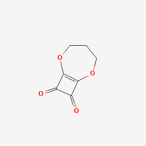 molecular formula C7H6O4 B11941922 2,6-Dioxabicyclo[5.2.0]non-1(7)-ene-8,9-dione CAS No. 61699-85-2