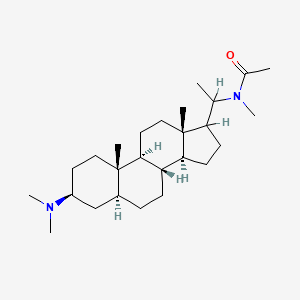 molecular formula C26H46N2O B1194195 Epipachysamine A CAS No. 2309-42-4