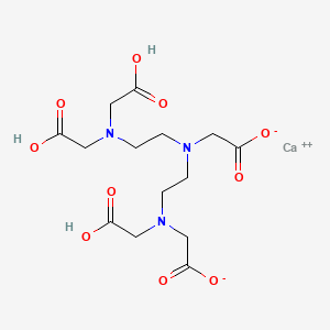 molecular formula C14H23CaN3O10 B1194196 Calcium DTPA CAS No. 2531-75-1