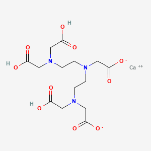 molecular formula C14H21CaN3O10 B1194196 Calcium DTPA CAS No. 2531-75-1