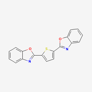 molecular formula C18H10N2O2S B1194197 2,2'-Thiophene-2,5-diylbis(benzoxazole) CAS No. 2866-43-5