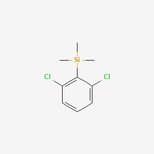 molecular formula C9H12Cl2Si B11941983 (2,6-Dichlorophenyl)trimethylsilane CAS No. 20082-66-0
