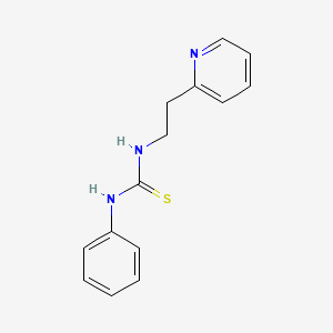 molecular formula C14H15N3S B11941997 1-Phenyl-3-(2-pyridin-2-ylethyl)thiourea CAS No. 16348-02-0