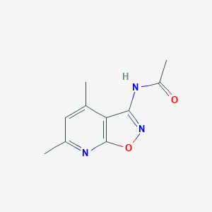 molecular formula C10H11N3O2 B11942008 N-(4,6-dimethylisoxazolo[5,4-b]pyridin-3-yl)acetamide 