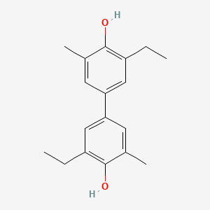 molecular formula C18H22O2 B11942012 3,3'-Diethyl-5,5'-dimethylbiphenyl-4,4'-diol CAS No. 13395-83-0