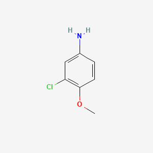 molecular formula C7H8ClNO B1194202 3-氯-4-甲氧基苯胺 CAS No. 5345-54-0