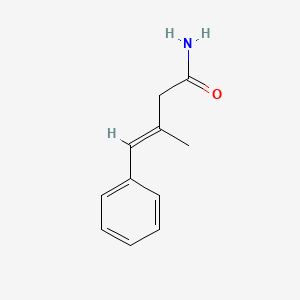 molecular formula C11H13NO B1194205 3-BENZAL-N-BUTYRAMIDE CAS No. 7236-47-7