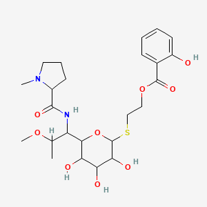molecular formula C24H36N2O9S B1194208 Celesticetin CAS No. 2520-21-0
