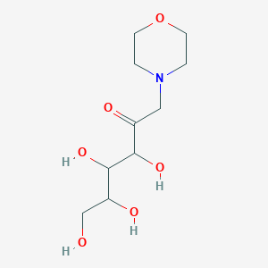 molecular formula C10H19NO6 B1194209 1-Deoxy-1-morpholino-D-fructose 
