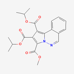 molecular formula C21H22N2O6 B11942090 1,2-Diisopropyl 3-methyl pyrrolo(2,1-A)phthalazine-1,2,3-tricarboxylate CAS No. 853319-03-6
