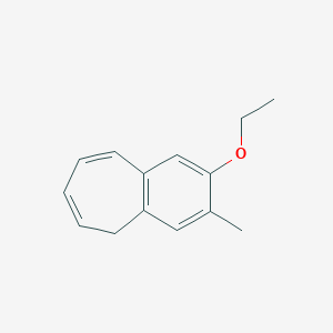 molecular formula C14H16O B119421 2-Ethoxy-3-methyl-5H-benzo[7]annulene CAS No. 140834-37-3