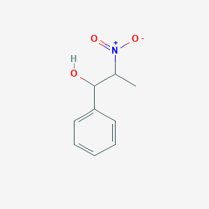 molecular formula C9H11NO3 B1194210 2-Nitro-1-phenylpropan-1-ol CAS No. 6343-57-3