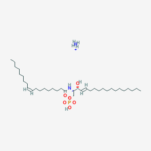 molecular formula C36H73N2O6P B11942122 N-oleoyl-ceramide-1-phosphate (ammonium salt) 