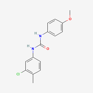 molecular formula C15H15ClN2O2 B11942158 1-(3-Chloro-4-methylphenyl)-3-(4-methoxyphenyl)urea 