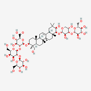 molecular formula C59H96O29 B1194216 Soyasaponin A1 