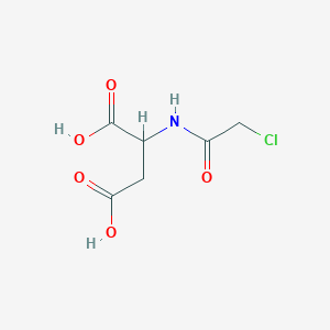 molecular formula C6H8ClNO5 B11942185 (2S)-2-[(chloroacetyl)amino]butanedioic acid CAS No. 67036-33-3