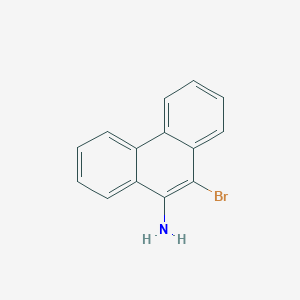 molecular formula C14H10BrN B11942199 10-Bromophenanthren-9-amine CAS No. 132493-79-9