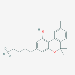 molecular formula C21H26O2 B11942207 Cannabinol (CBN) D3; Cannabinol-D3; 6,6,9-Trimethyl-3-(5,5,5-trideuteriopentyl)benzo[c]chromen-1-ol; Cannabinol (CBN) (Methyl-D3); Cannabinol (CBN) D3 