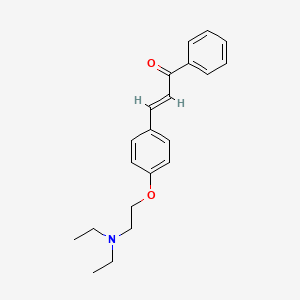 molecular formula C21H25NO2 B11942216 4-(2-Diethylaminoethoxy)chalcone CAS No. 38766-82-4