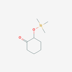 molecular formula C9H18O2Si B11942217 Cyclohexanone, 2-[(trimethylsilyl)oxy]- CAS No. 53638-19-0