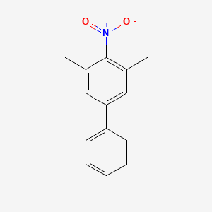 molecular formula C14H13NO2 B11942247 1,1'-Biphenyl, 3,5-dimethyl-4-nitro- CAS No. 54810-87-6