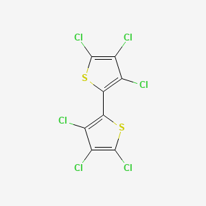 molecular formula C8Cl6S2 B11942252 3,4,5,3',4',5'-Hexachloro-2,2'-bithiophene CAS No. 34721-65-8