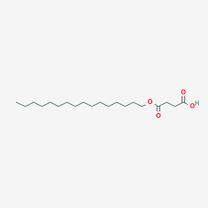 molecular formula C20H38O4 B11942260 4-(Hexadecyloxy)-4-oxobutanoic acid 