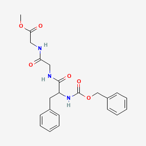 molecular formula C22H25N3O6 B11942261 Carbobenzyloxyphenylalanylglycylglycine methyl ester CAS No. 100769-94-6