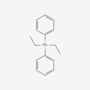 molecular formula C16H20Pb B11942266 Plumbane, diethyldiphenyl- CAS No. 4692-79-9