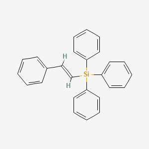 molecular formula C26H22Si B11942284 Triphenyl(styryl)silane 