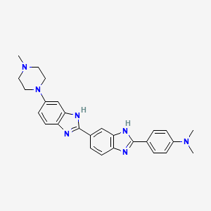 molecular formula C27H29N7 B1194229 Hoechst 34580 CAS No. 23555-00-2