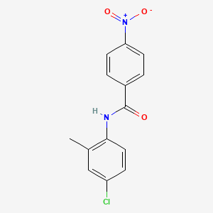 molecular formula C14H11ClN2O3 B11942325 N-(4-chloro-2-methylphenyl)-4-nitrobenzamide CAS No. 196875-96-4