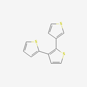 molecular formula C12H8S3 B1194237 2,3':2',3''-Terthiophene 