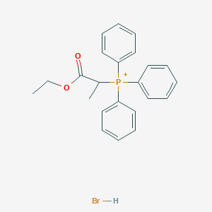 molecular formula C23H25BrO2P+ B11942373 (2-Ethoxy-1-methyl-2-oxoethyl)(triphenyl)phosphonium bromide 