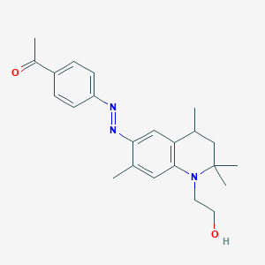 molecular formula C23H29N3O2 B11942381 6-(4-Acetylphenylazo)-1,2,3,4-tetrahydro-2,2,4,7-tetramethyl-1-quinolineethanol CAS No. 194784-16-2