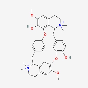 molecular formula C38H44N2O6+2 B1194241 Tubocurare 