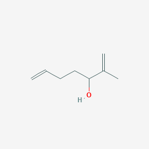 molecular formula C8H14O B11942424 2-Methyl-1,6-heptadiene-3-OL CAS No. 53268-46-5