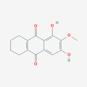 molecular formula C15H14O5 B1194244 Santalin CAS No. 7400-10-4