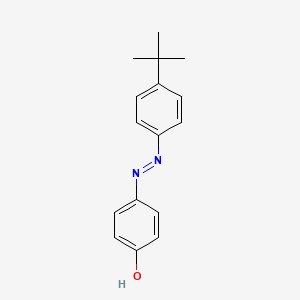 molecular formula C16H18N2O B11942461 4-(4-Tert-butylphenylazo)phenol CAS No. 4418-90-0
