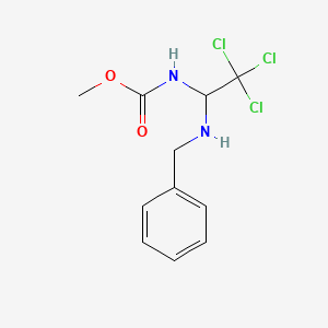 molecular formula C11H13Cl3N2O2 B11942481 Methyl 1-(benzylamino)-2,2,2-trichloroethylcarbamate CAS No. 200279-82-9