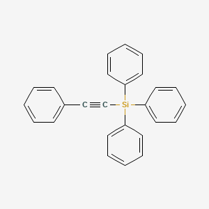 molecular formula C26H20Si B11942611 Silane, triphenyl(phenylethynyl)- CAS No. 4131-46-8