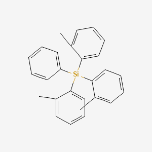 molecular formula C27H26Si B11942647 Phenyltri(o-tolyl)silane CAS No. 18870-39-8