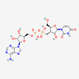 molecular formula C20H27N7O14P2 B1194265 Uridylyl-(3'-5')-adenosine phosphonate CAS No. 52077-33-5