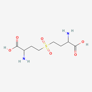 molecular formula C8H16N2O6S B1194267 2-Amino-4-(3-amino-3-carboxypropyl)sulfonylbutanoic acid CAS No. 59824-35-0