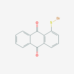 molecular formula C14H7BrO2S B11942670 Q180 1-(Bromothio)anthraquinone CAS No. 100527-04-6