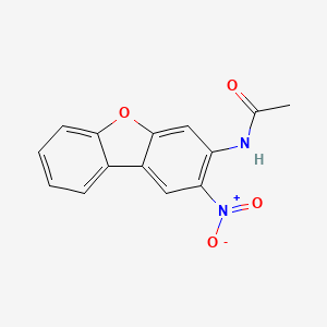 molecular formula C14H10N2O4 B11942688 N-(2-Nitrodibenzo[b,d]furan-3-yl)acetamide CAS No. 105975-18-6