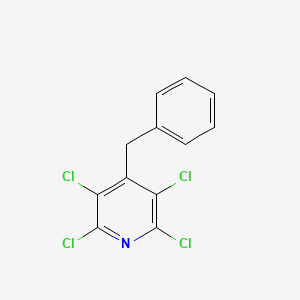 molecular formula C12H7Cl4N B11942690 4-Benzyl-2,3,5,6-tetrachloropyridine CAS No. 18613-88-2