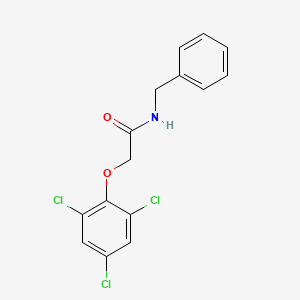 molecular formula C15H12Cl3NO2 B11942724 N-benzyl-2-(2,4,6-trichlorophenoxy)acetamide CAS No. 326873-85-2